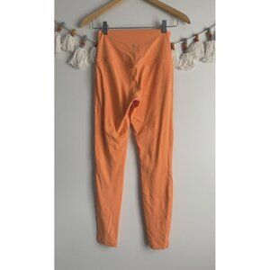 Lululemon Align High-Rise Pant 28" Orange Soda High Waisted Yoga Athletic Lined